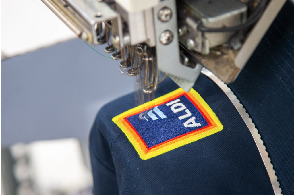 Commercial business photography Newcastle manufacturing Elite Embroidery workplace