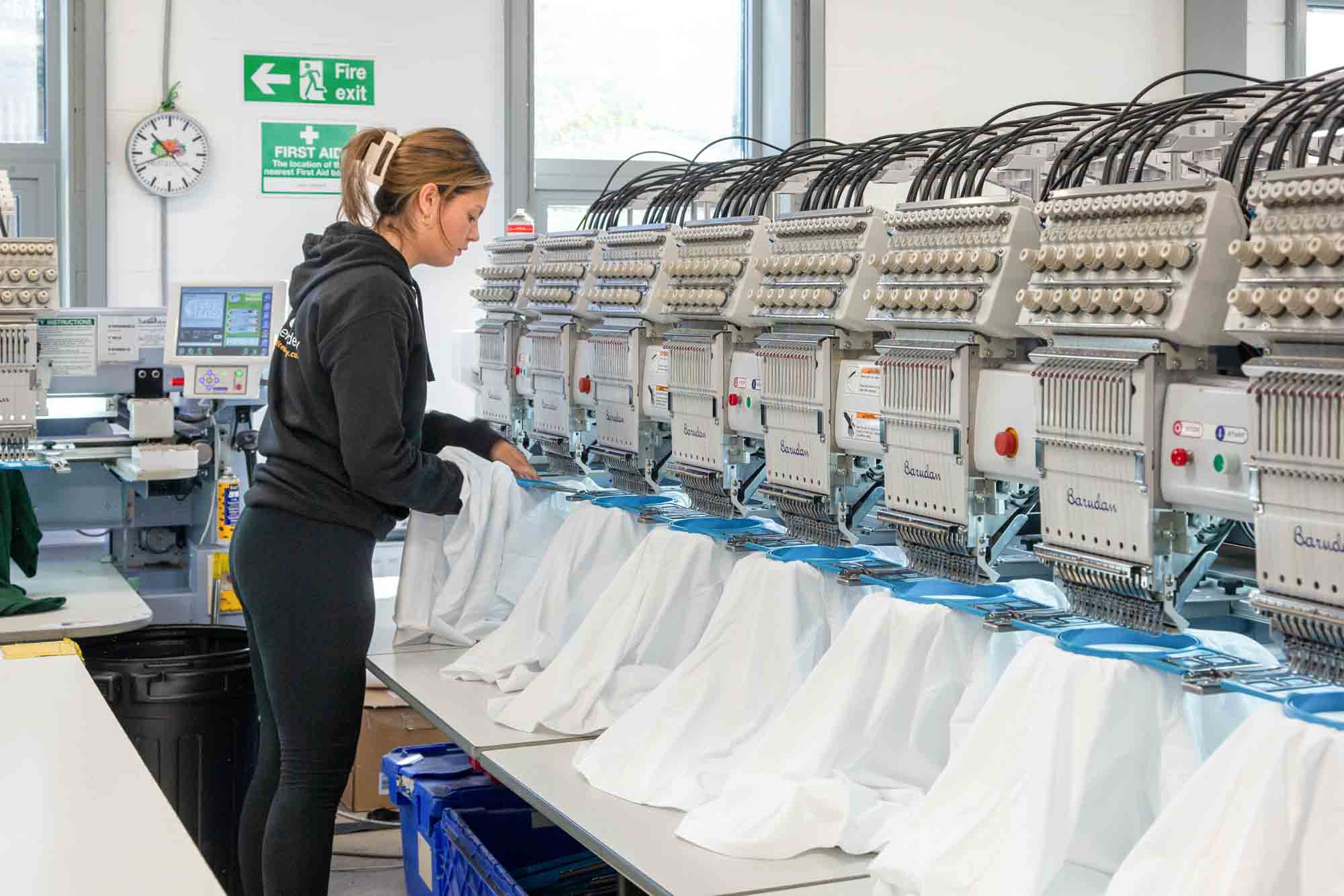 Brand photography documenting manufacturing team and professional operations